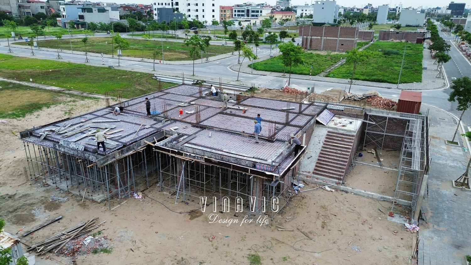 Thi công biệt thự 4 tầng 22m x 17m (CĐT: Mr.Lưu- Hải Dương) TCBT2250