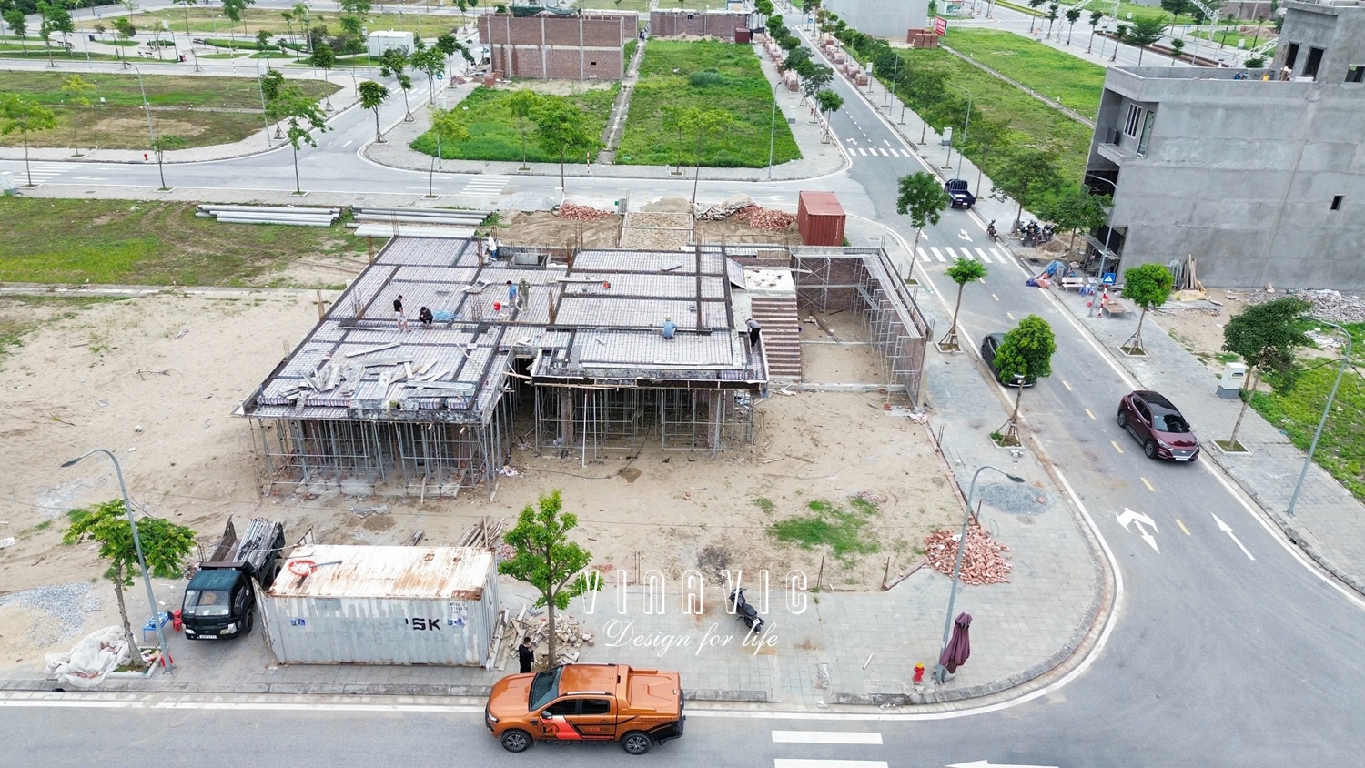 Thi công biệt thự 4 tầng 22m x 17m (CĐT: Mr.Lưu- Hải Dương) TCBT2250