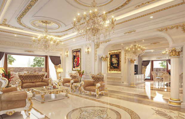 Nội Thất Biệt Thự Pháp 150m2 – Kiến Tạo Không Gian Sống Tinh Hoa