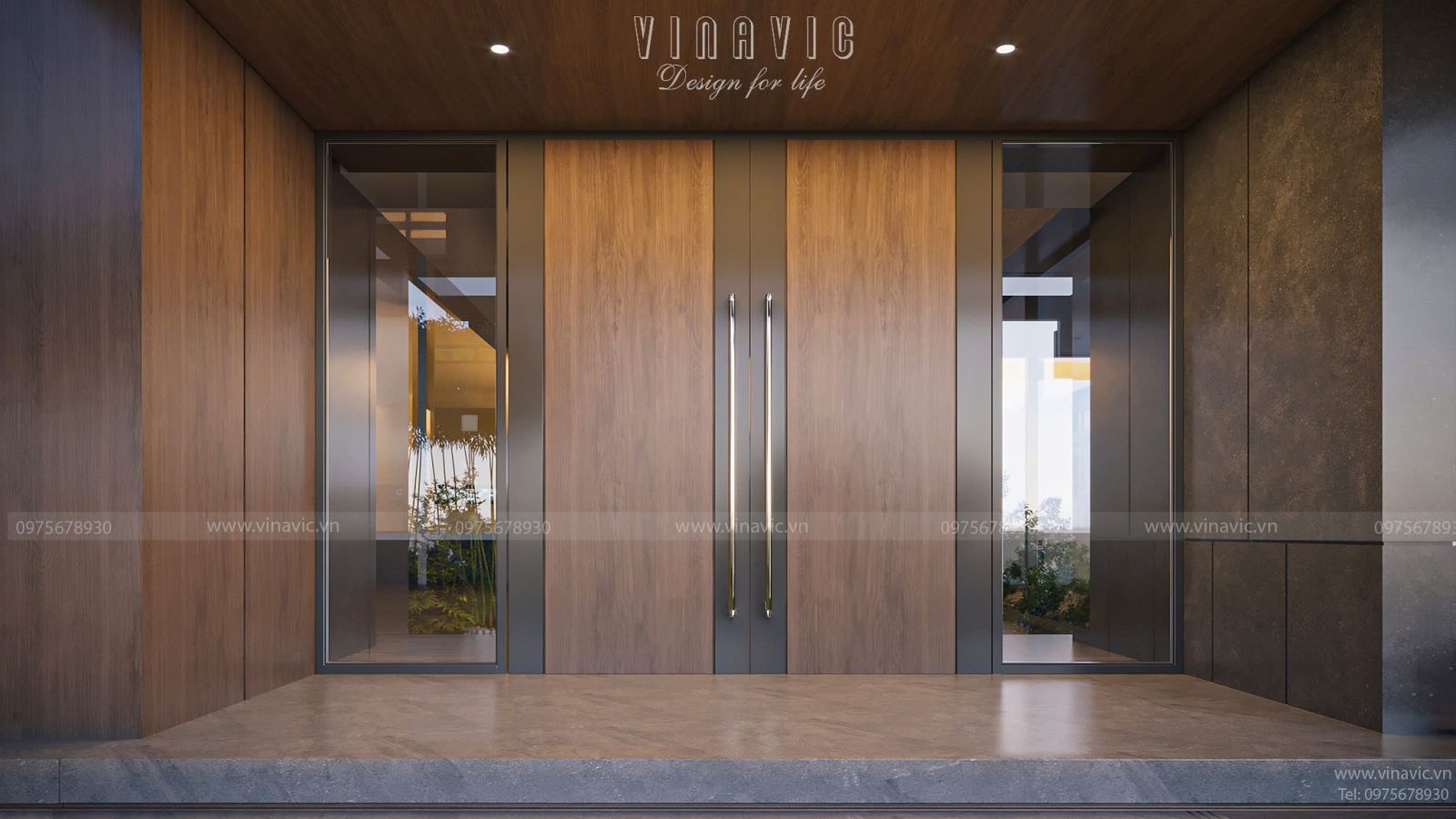 Thiết kế biệt thự hiện đại 3 tầng 1400m² Hien Modern Villa (29x48m) BT2402