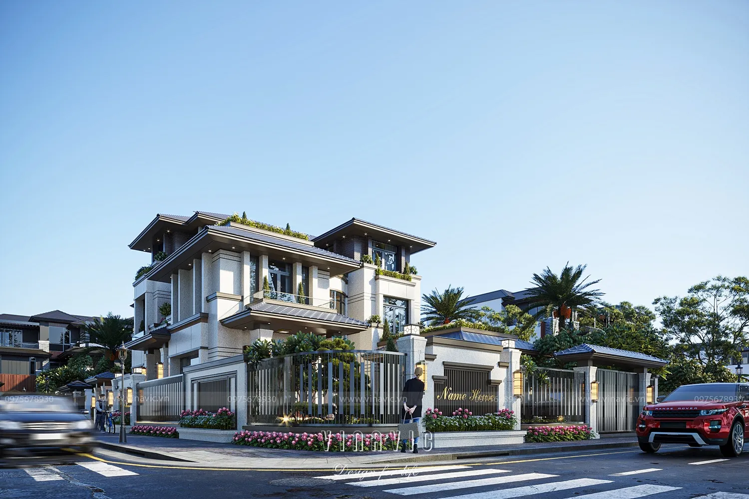 Đặc trưng mẫu nhà mặt tiền 8m sâu 9m