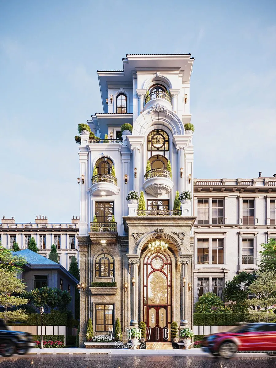 Nhà tân cổ điển thanh lịch