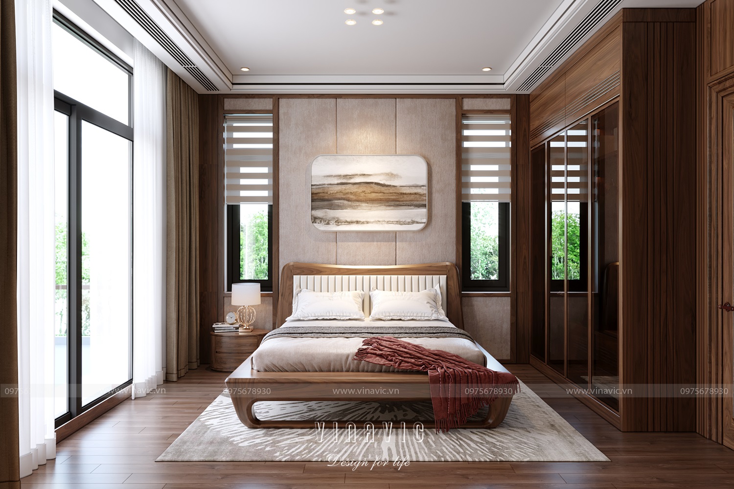 Thiết kế nội thất biệt thự 4 tầng 300m2 CĐT Mr Khánh - Vĩnh Phúc NT2328