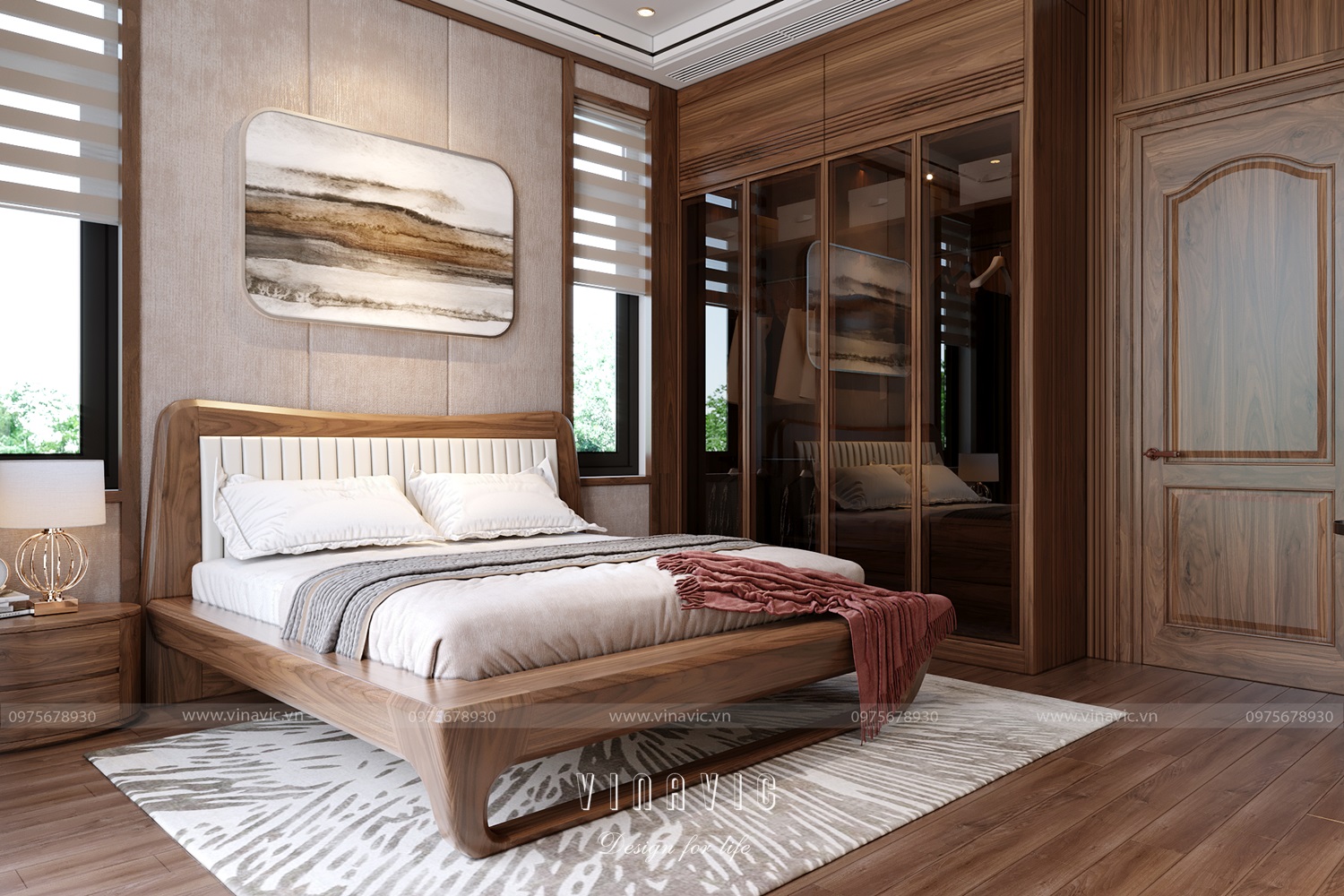 Thiết kế nội thất biệt thự 4 tầng 300m2 CĐT Mr Khánh - Vĩnh Phúc NT2328