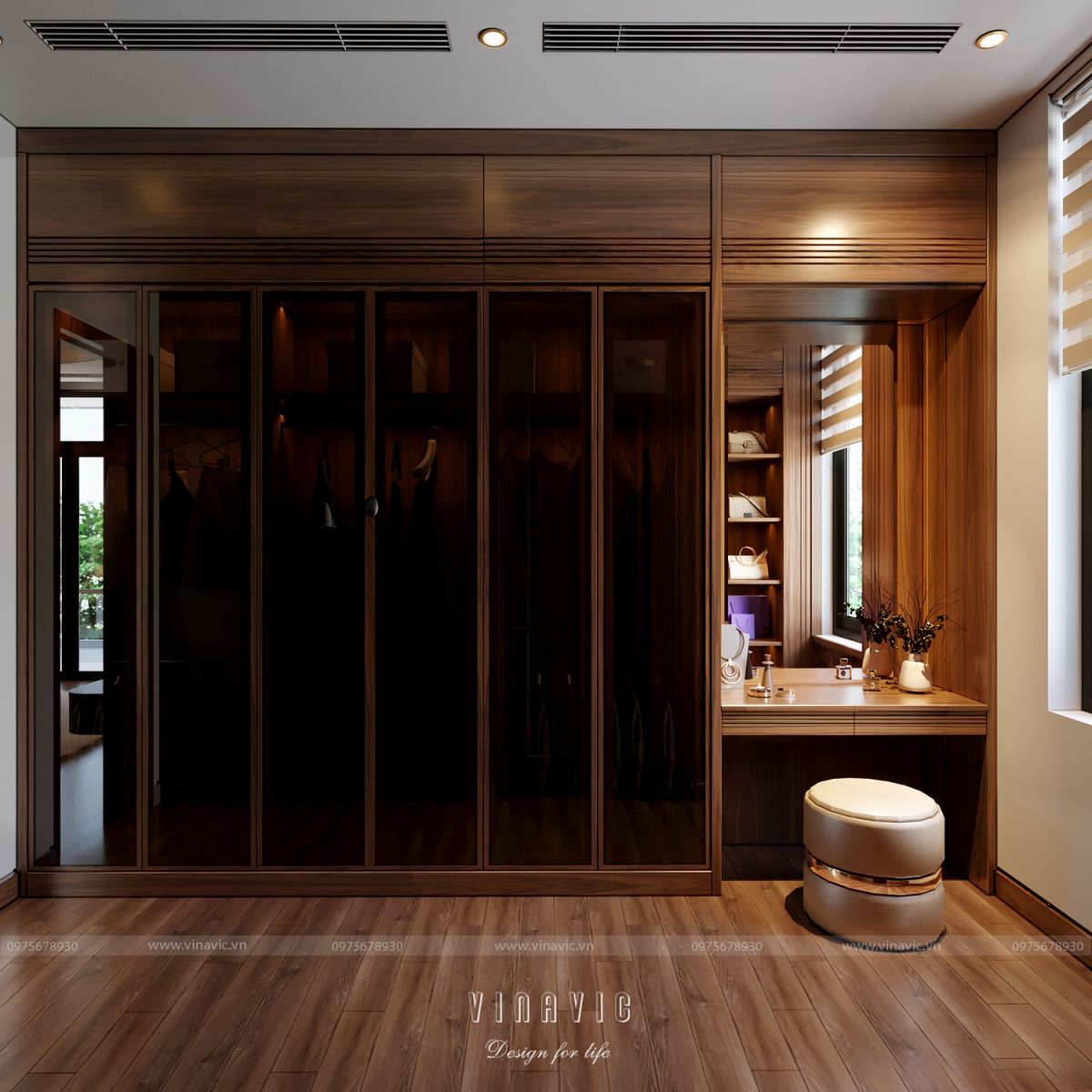 Thiết kế nội thất biệt thự 4 tầng 300m2 CĐT Mr Khánh - Vĩnh Phúc NT2328