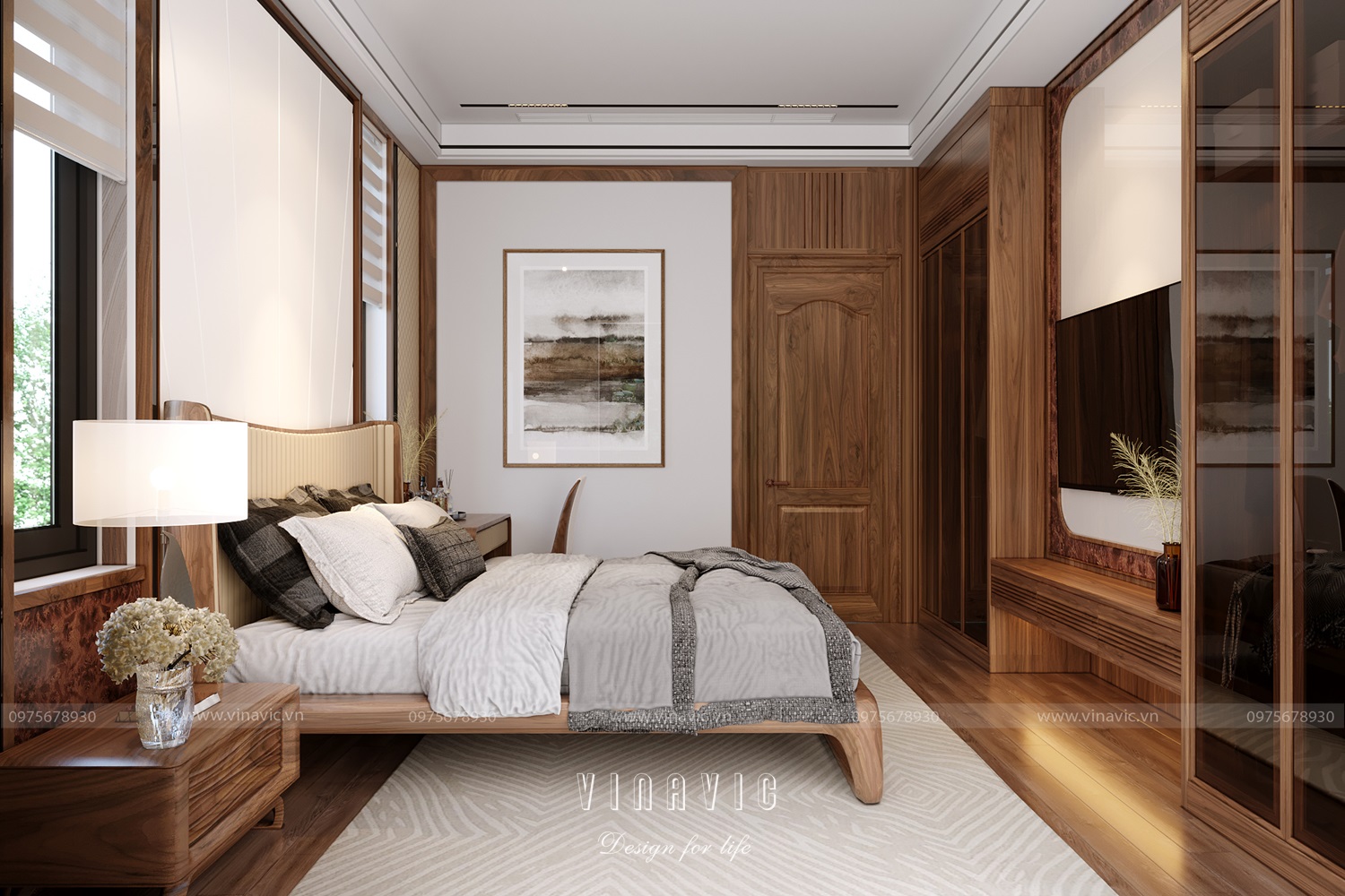 Thiết kế nội thất biệt thự 4 tầng 300m2 CĐT Mr Khánh - Vĩnh Phúc NT2328