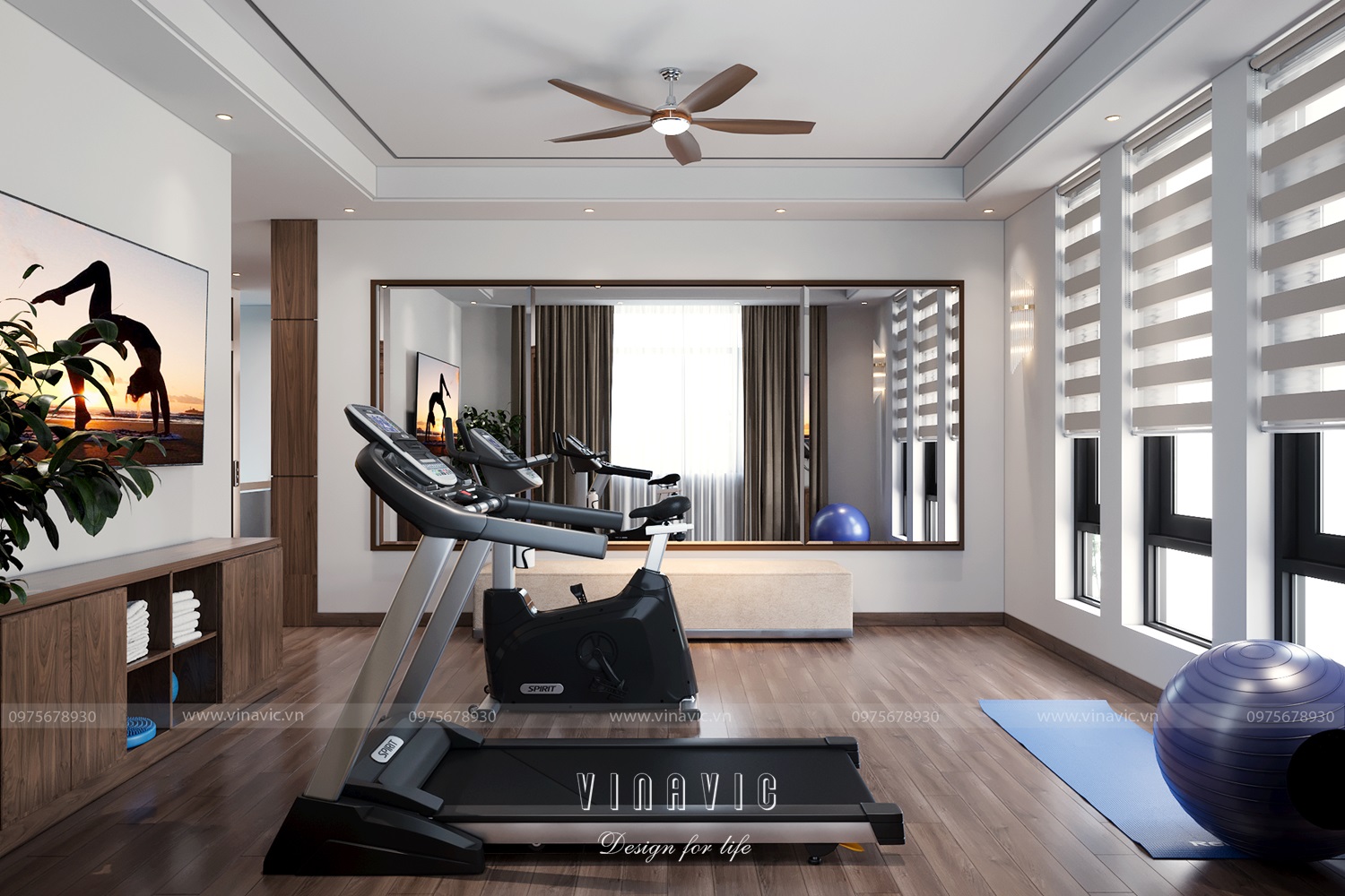 Thiết kế nội thất biệt thự 4 tầng 300m2 CĐT Mr Khánh - Vĩnh Phúc NT2328