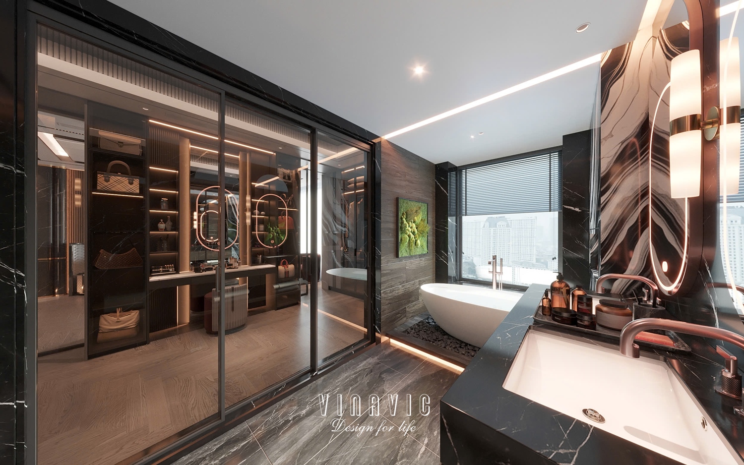 Mẫu Thiết Kế Nội Thất Luxury Modern Sang Trọng NT2347