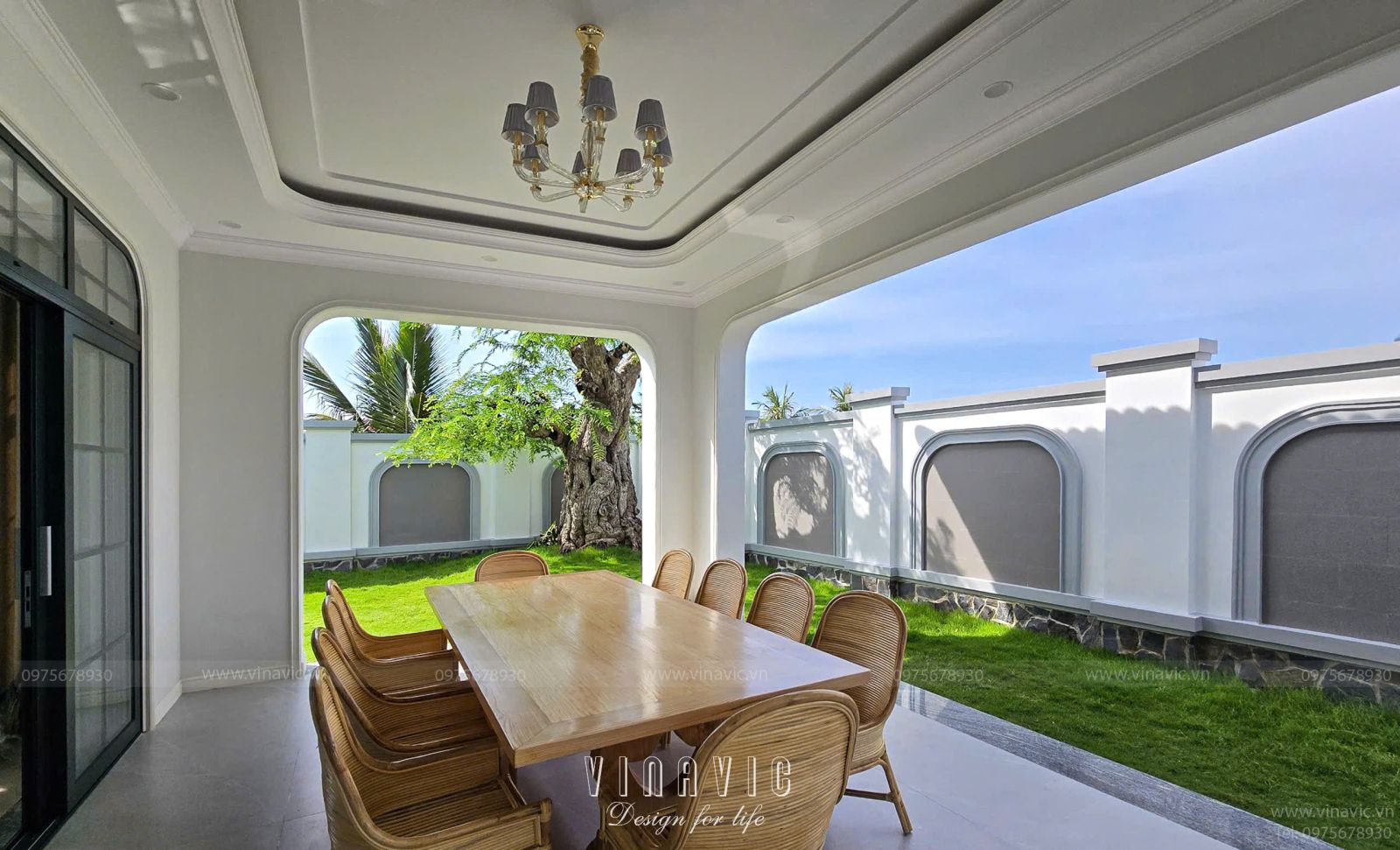 Thi công biệt thự địa trung hải 450m2 (CĐT:Mr Phát - Cam Ranh) TCBT2242