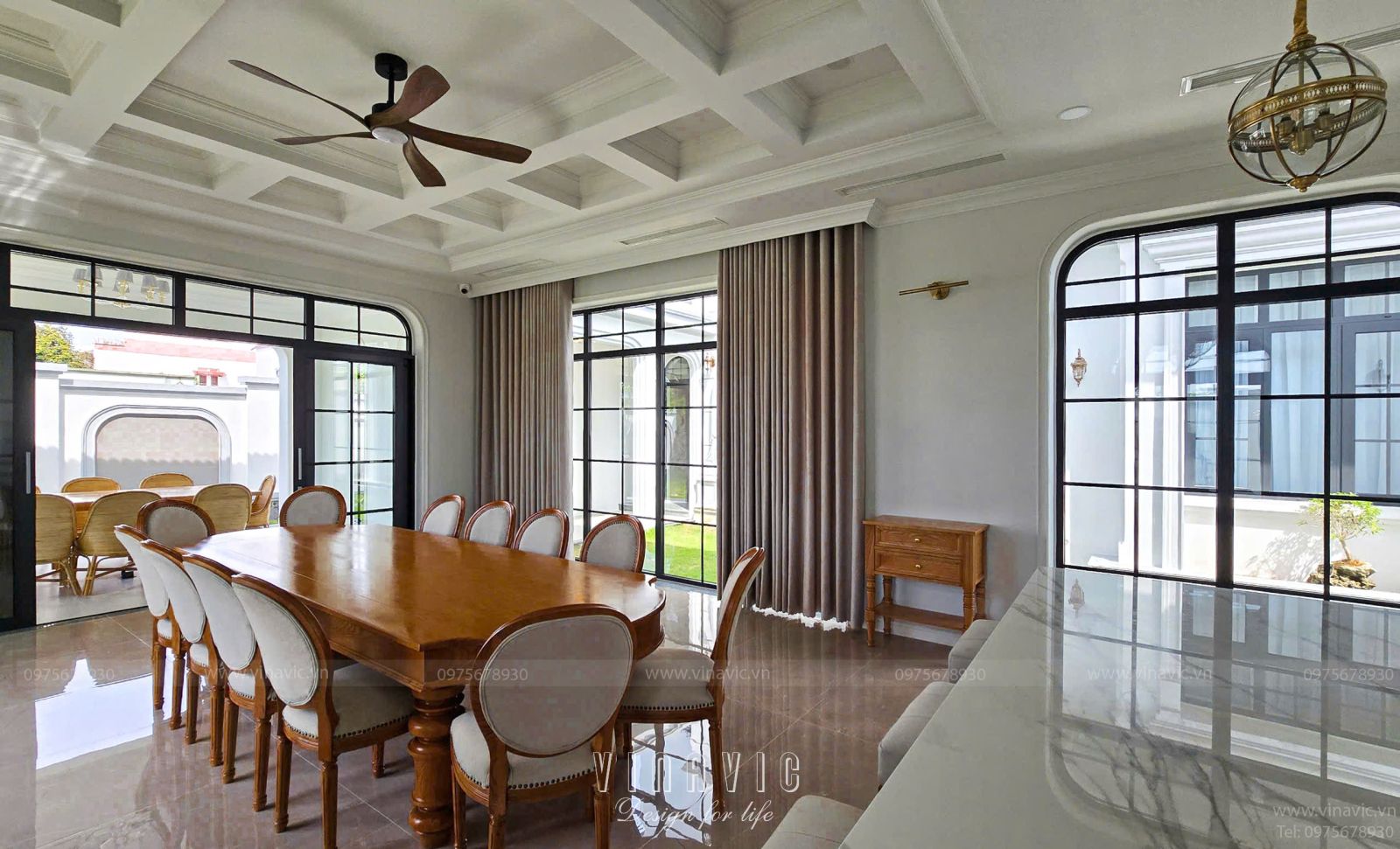 Thi công biệt thự địa trung hải 450m2 (CĐT:Mr Phát - Cam Ranh) TCBT2242