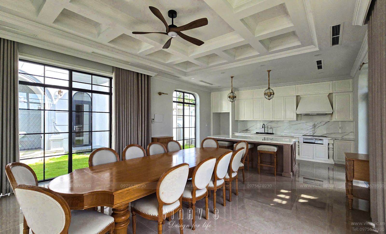 Thi công biệt thự địa trung hải 450m2 (CĐT:Mr Phát - Cam Ranh) TCBT2242