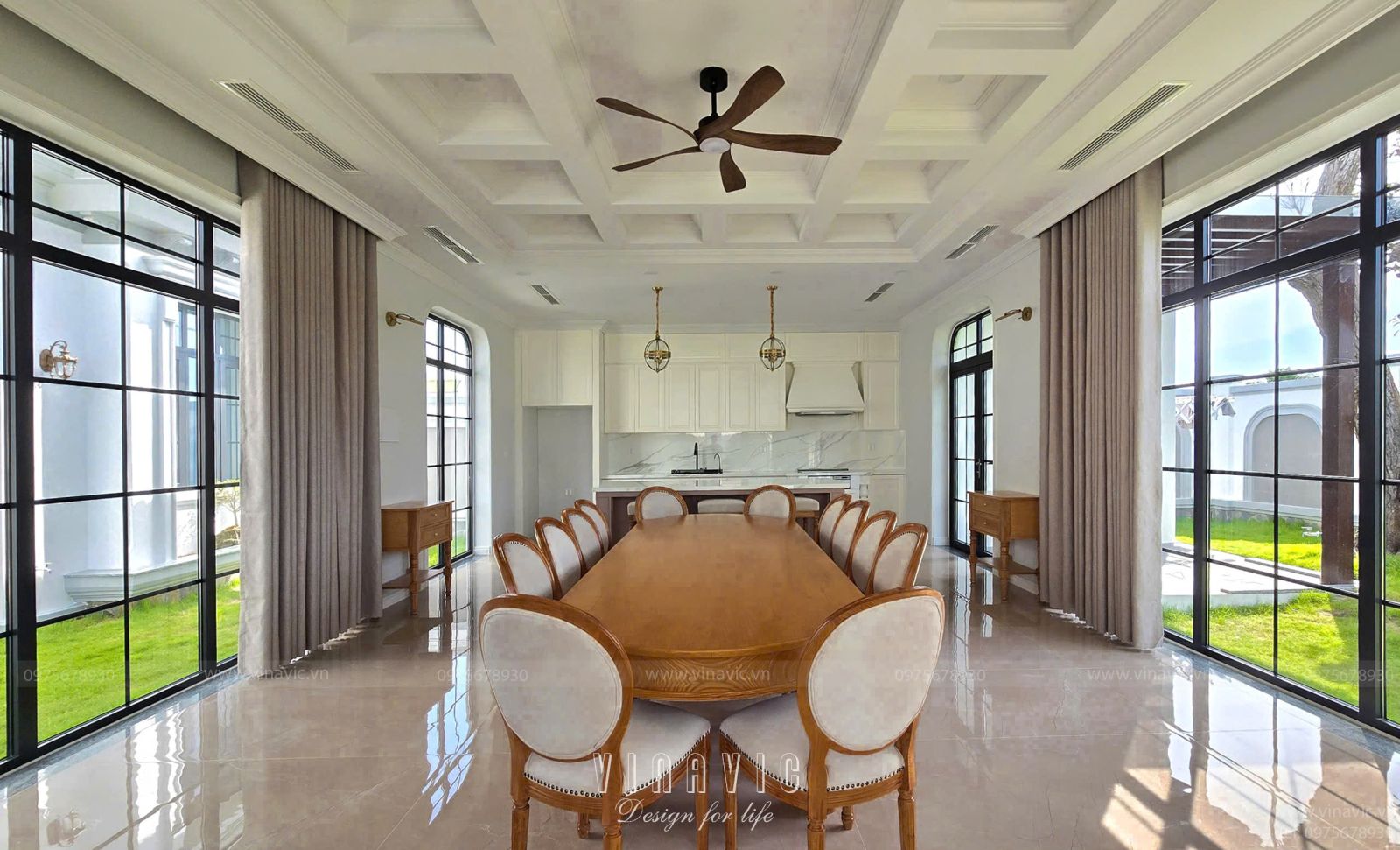 Thi công biệt thự địa trung hải 450m2 (CĐT:Mr Phát - Cam Ranh) TCBT2242