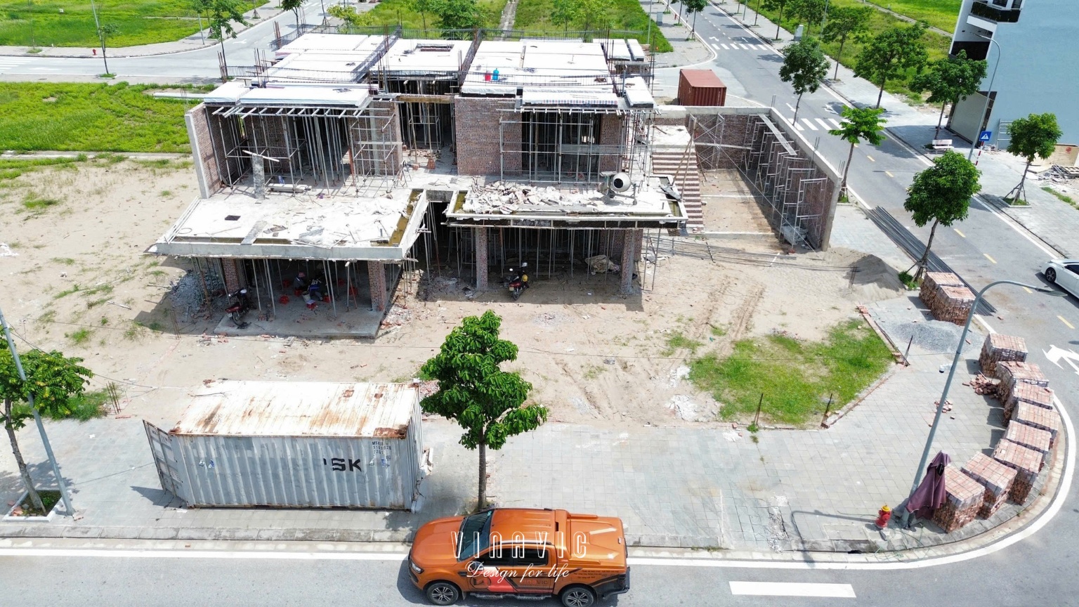 Thi công biệt thự 4 tầng hiện đại 22m x 17m (CĐT: Mr.Lưu- Hải Dương) TCBT2250