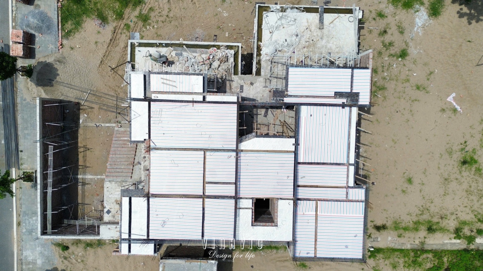 Thi công biệt thự 4 tầng hiện đại 22m x 17m (CĐT: Mr.Lưu- Hải Dương) TCBT2250