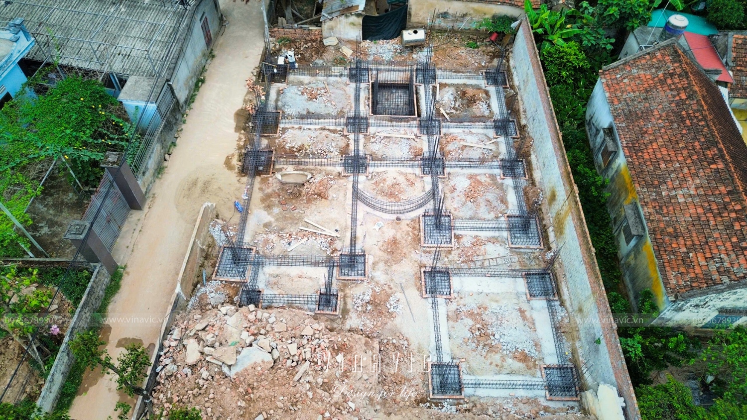 Thi công biệt thự 3 tầng hiện đại 17x26m (CĐT: Mr.Huy - Hà Nam) TCBT2251