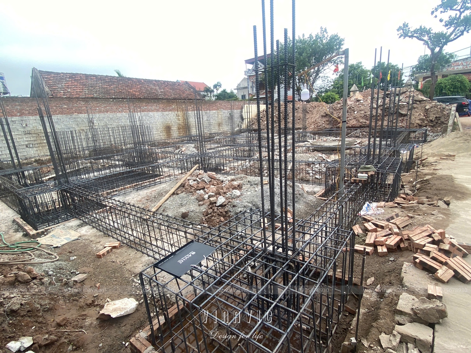 Thi công biệt thự 3 tầng hiện đại 17x26m (CĐT: Mr.Huy - Hà Nam) TCBT2251