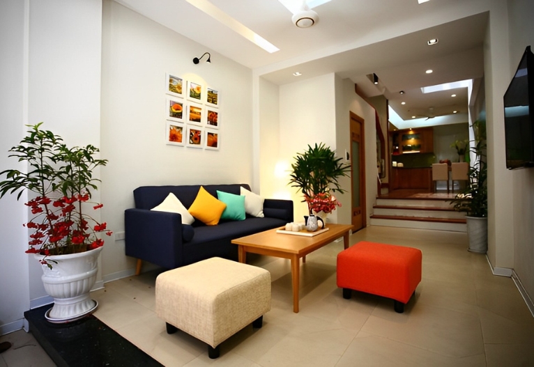 Decor phòng khách nhà ống