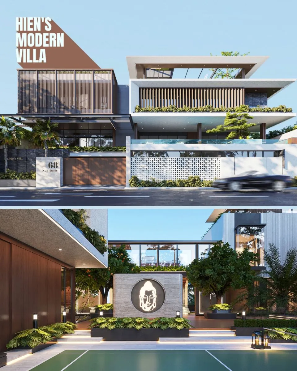 Vinavic – Đơn vị thiết kế biệt thự song lập 3 tầng hiện đại cao cấp uy tín