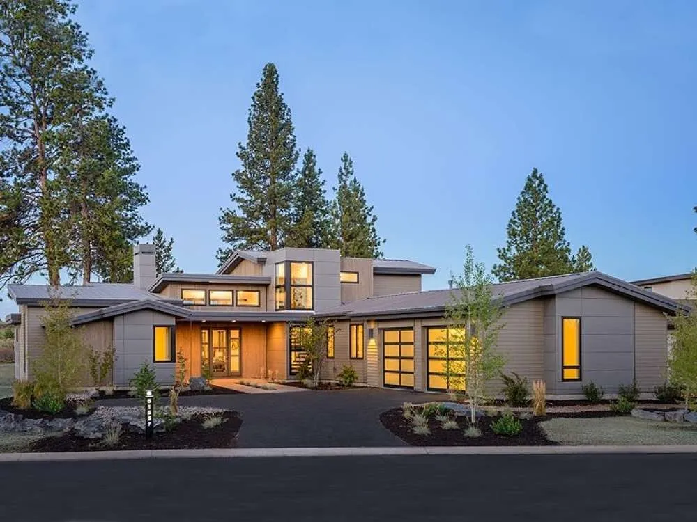 Mẫu nhà 1 tầng phong cách châu Âu sang trọng hiện đại