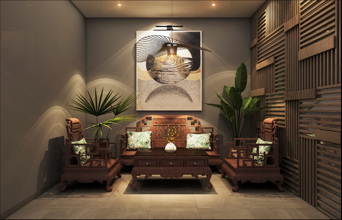 Không gian chờ của spa thân thiện và ấm cúng