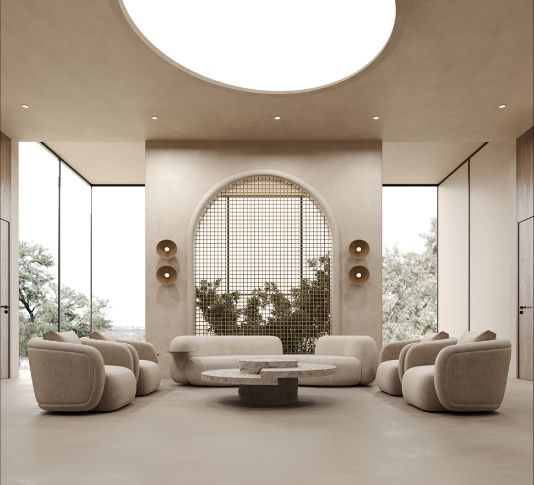 Thiết kế spa kết hợp showroom mỹ phẩm tinh tế