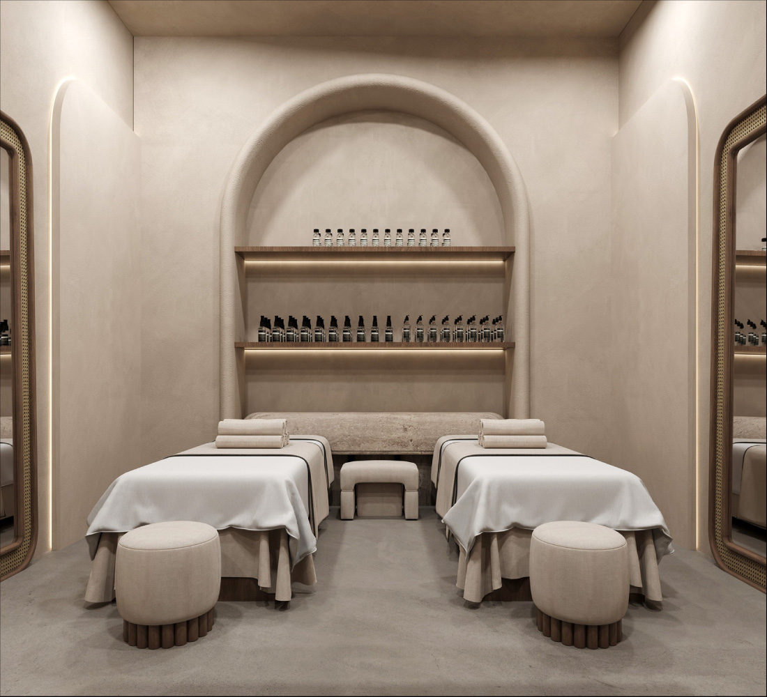 Mẫu thiết kế spa tạo ấn tượng ngay từ sảnh chờ