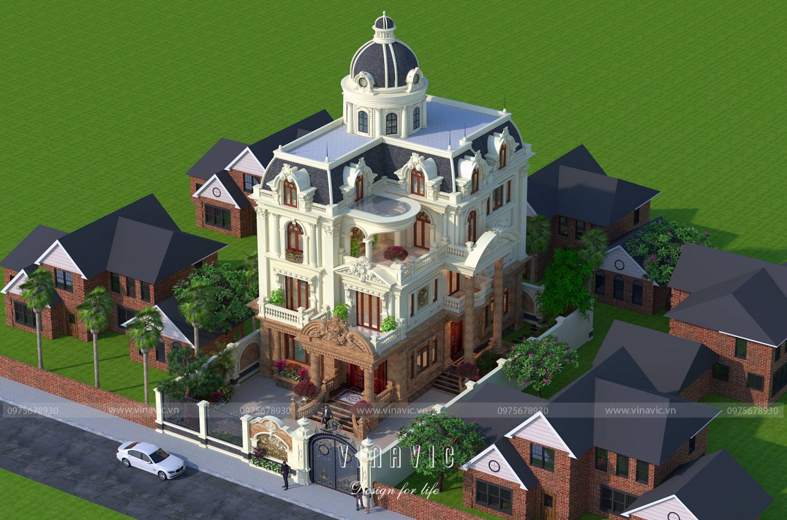 Giá thiết kế lâu đài dinh thự là bao nhiêu?