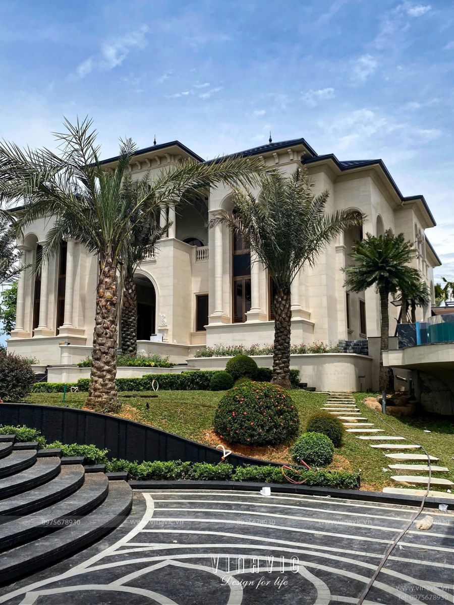 Thi công biệt thự Địa Trung Hải 340m2 (CĐT: Mr Phú- Hà Tĩnh) TCBT2207