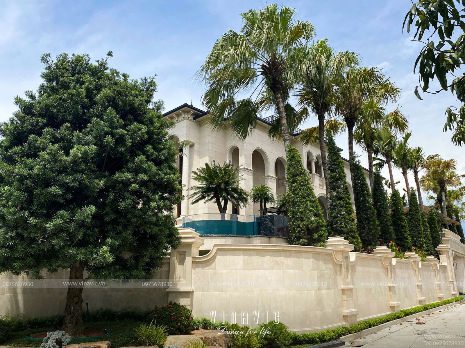 Thi công biệt thự Địa Trung Hải 340m2 (CĐT: Mr Phú- Hà Tĩnh) TCBT2207