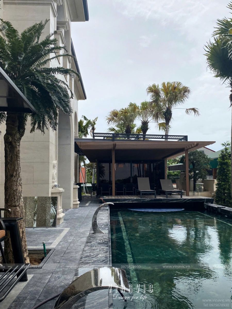 Thi công biệt thự Địa Trung Hải 340m2 (CĐT: Mr Phú- Hà Tĩnh) TCBT2207