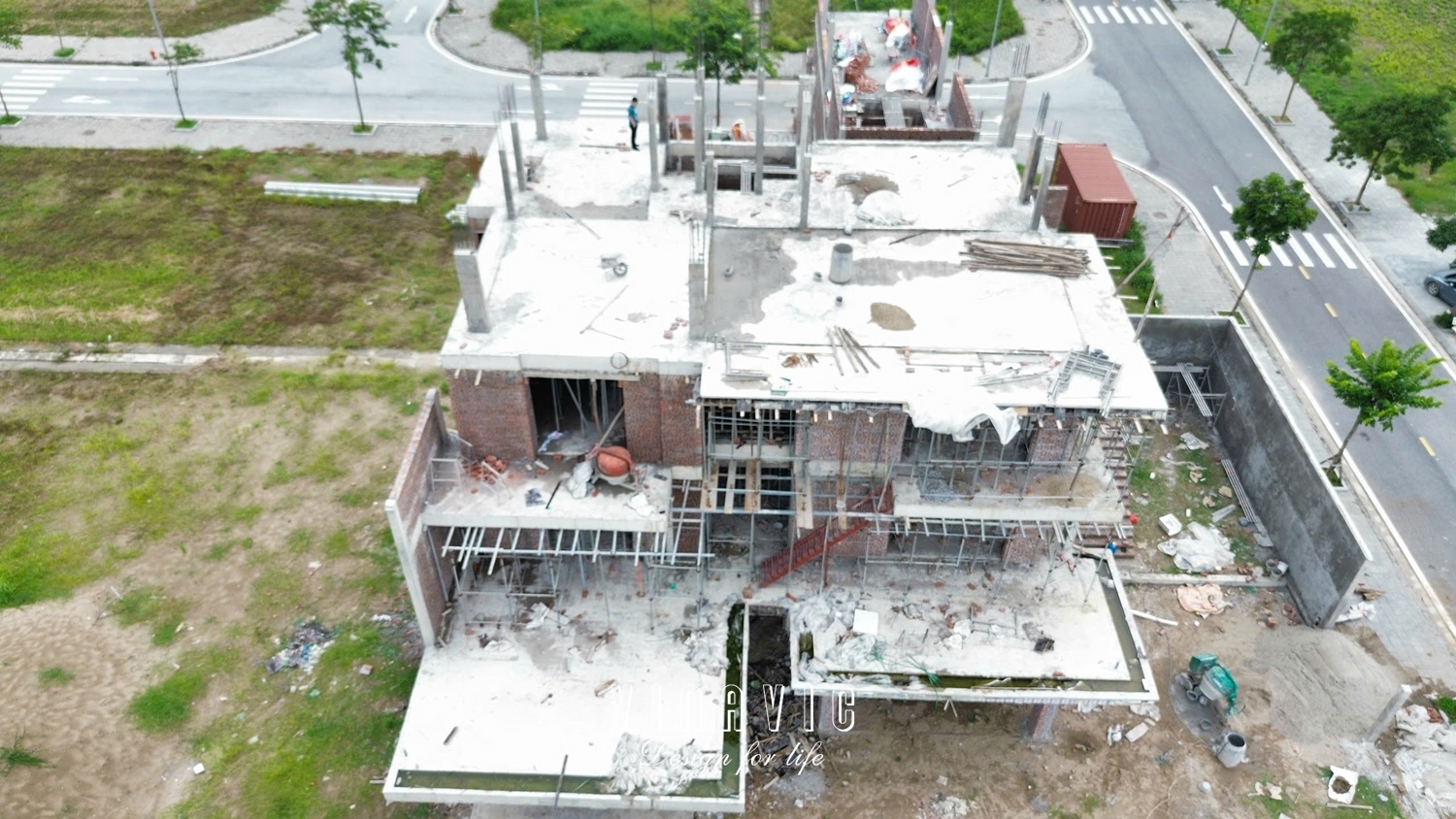 Thi công biệt thự 4 tầng 22m x 17m (CĐT: Mr.Lưu- Hải Dương) TCBT2250