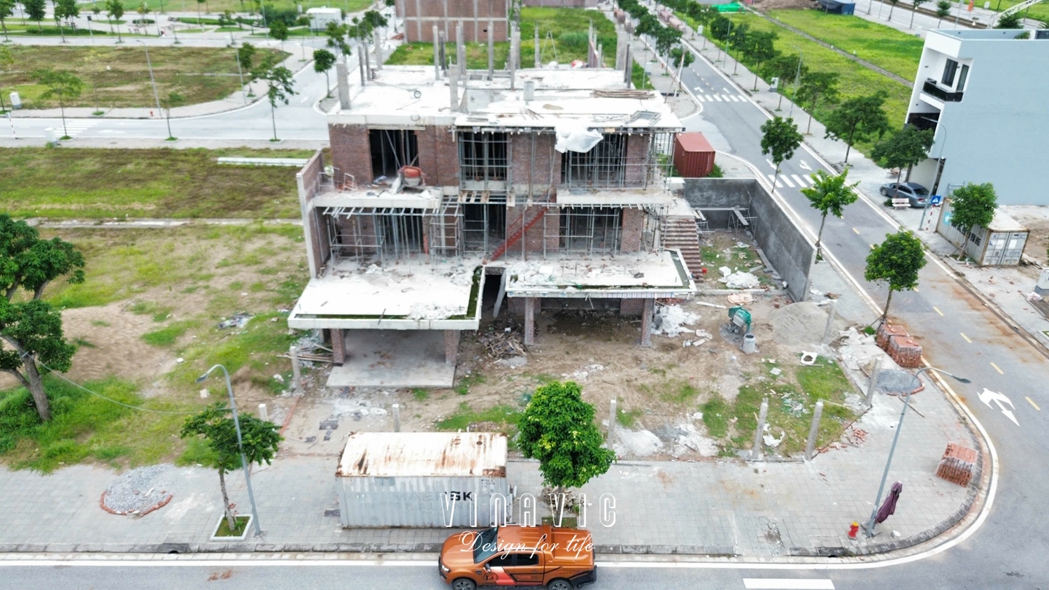 Thi công biệt thự 4 tầng 22m x 17m (CĐT: Mr.Lưu- Hải Dương) TCBT2250