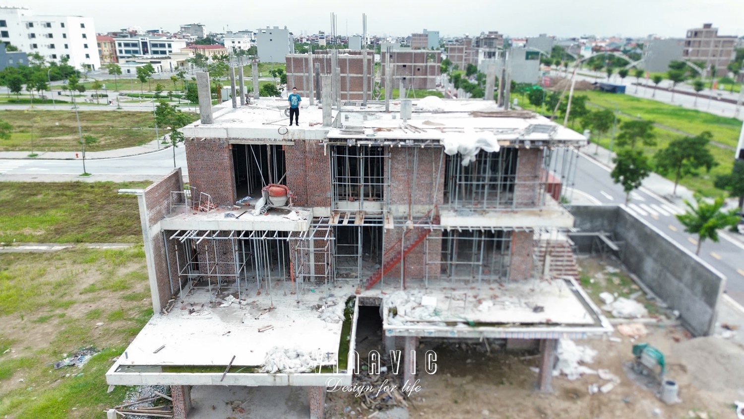 Thi công biệt thự 4 tầng 22m x 17m (CĐT: Mr.Lưu- Hải Dương) TCBT2250