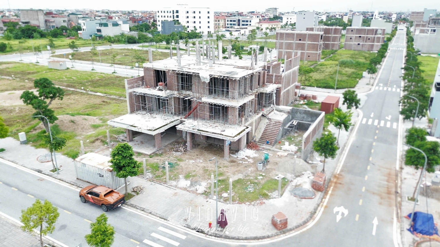 Thi công biệt thự 4 tầng 22m x 17m (CĐT: Mr.Lưu- Hải Dương) TCBT2250