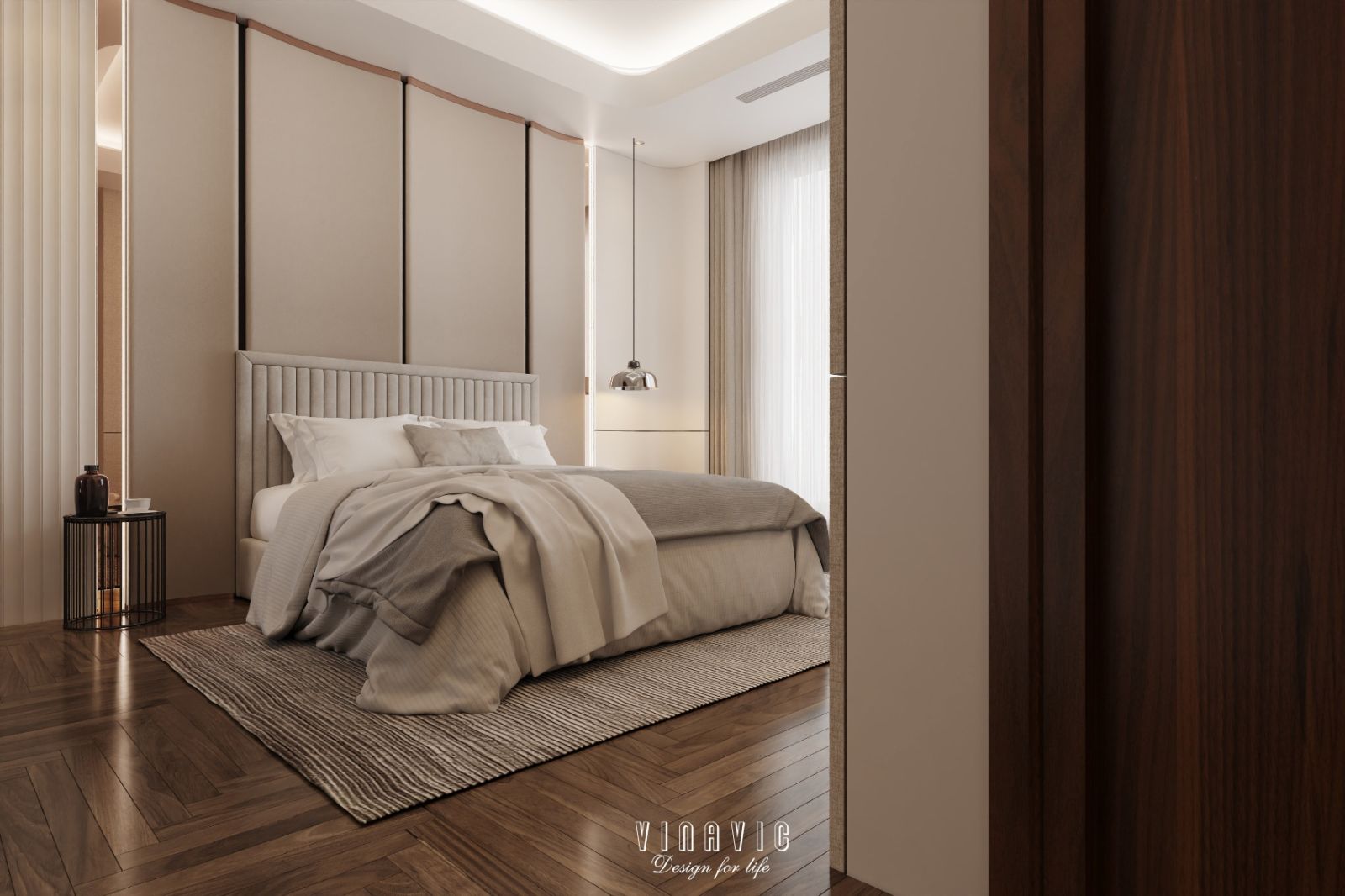 Mẫu thiết kế nội thất biệt thự hiện đại siêu sang 4 tầng 22x17m NT2334