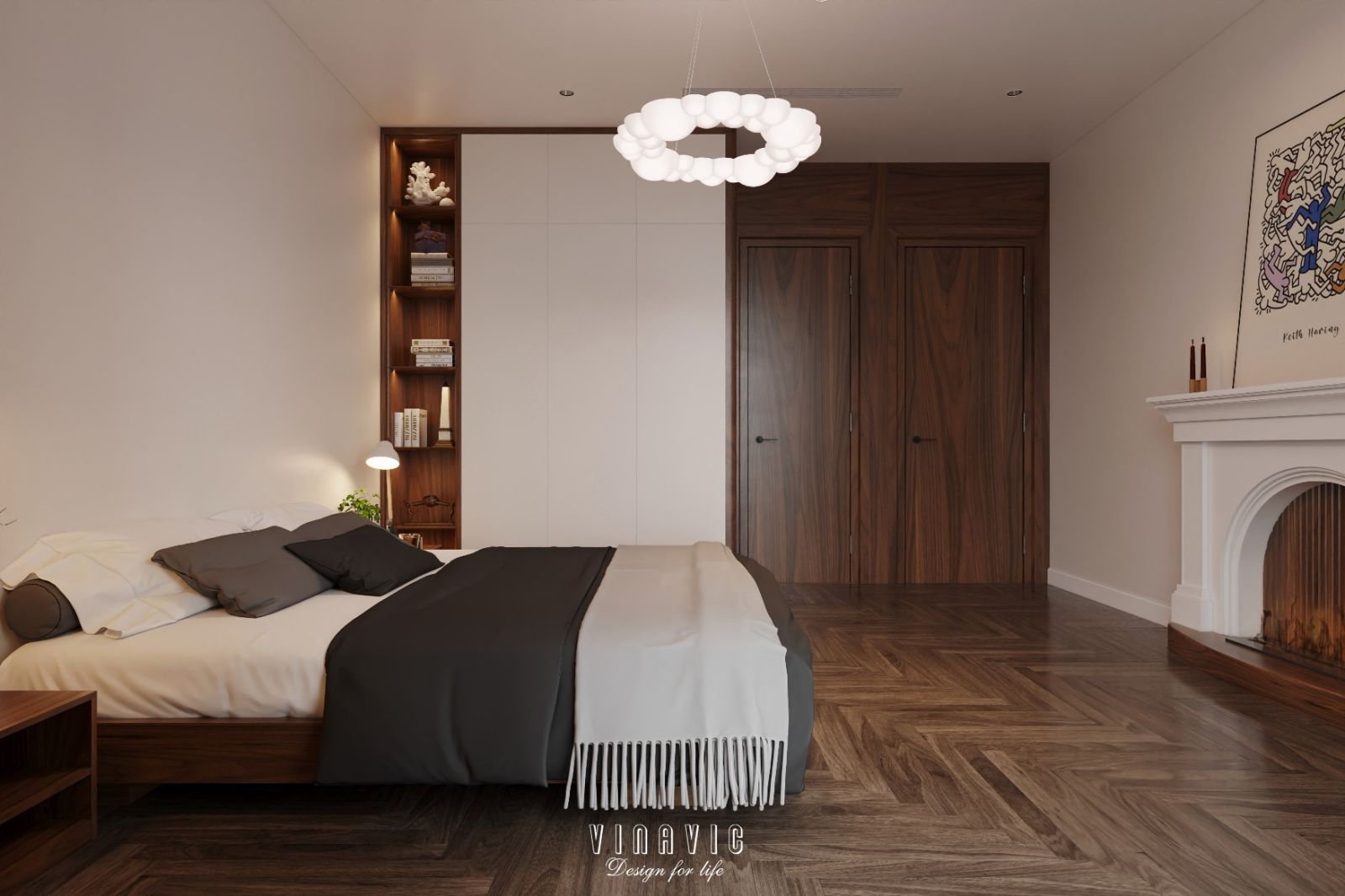 Mẫu thiết kế nội thất biệt thự hiện đại siêu sang 4 tầng 22x17m NT2334