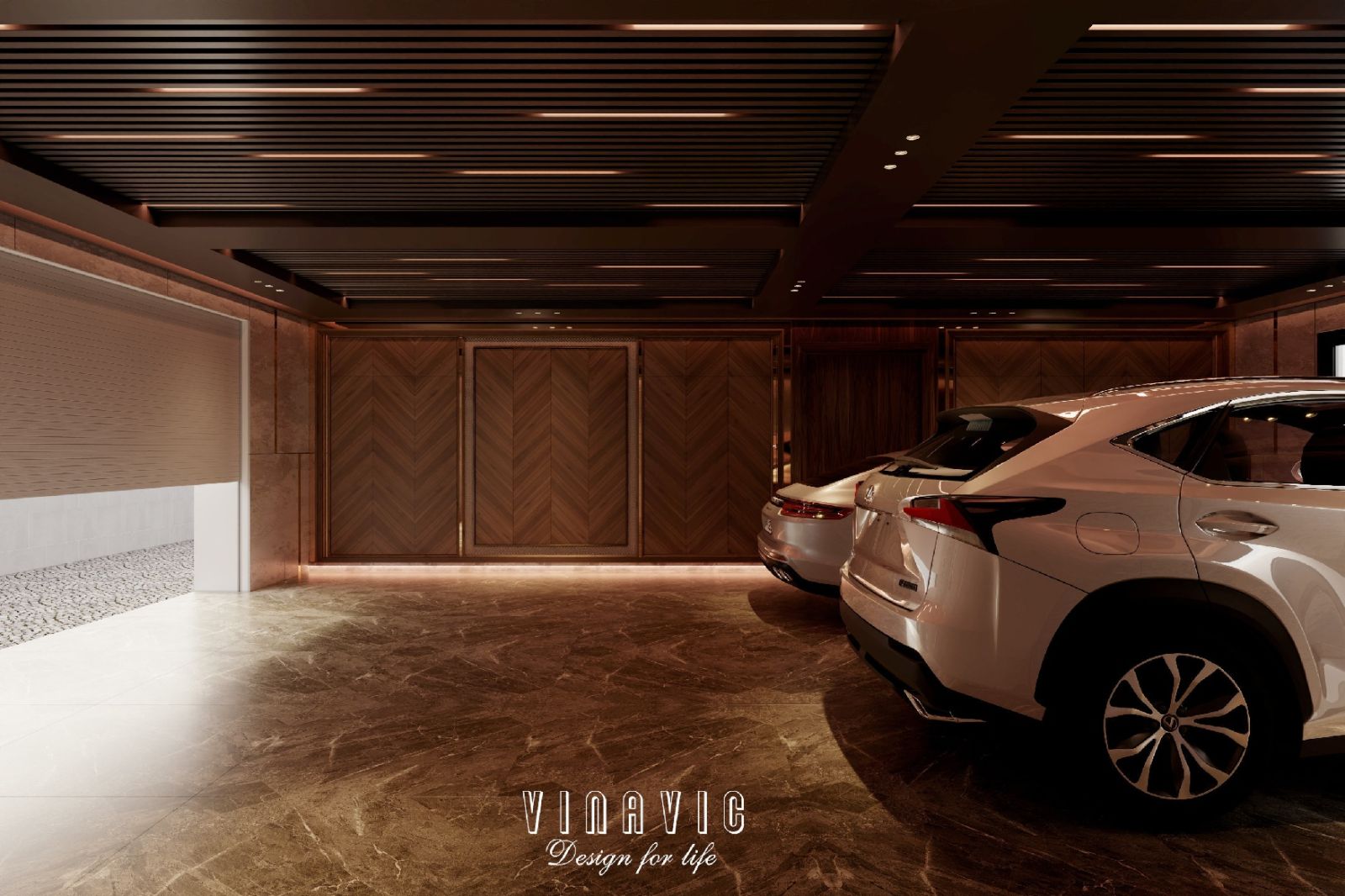 Mẫu thiết kế nội thất biệt thự hiện đại siêu sang 4 tầng 22x17m NT2334