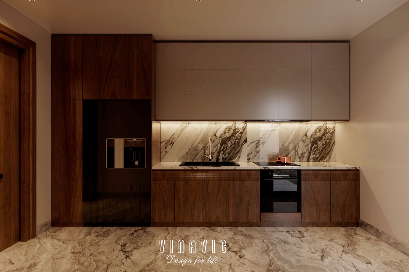 Mẫu thiết kế nội thất biệt thự hiện đại siêu sang 4 tầng 22x17m NT2334