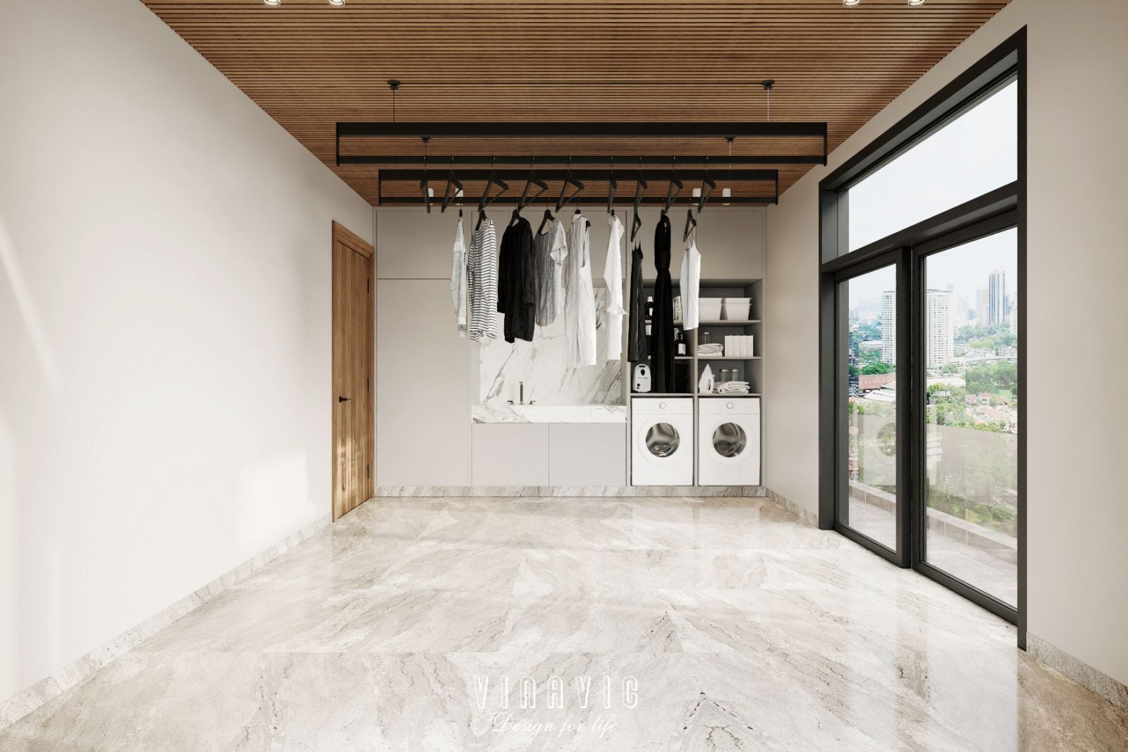 Mẫu thiết kế nội thất biệt thự hiện đại siêu sang 4 tầng 22x17m NT2334