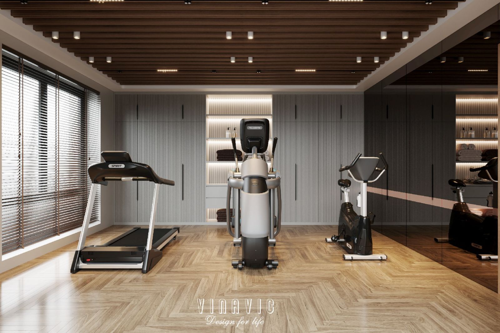 Mẫu thiết kế nội thất biệt thự hiện đại siêu sang 4 tầng 22x17m NT2334