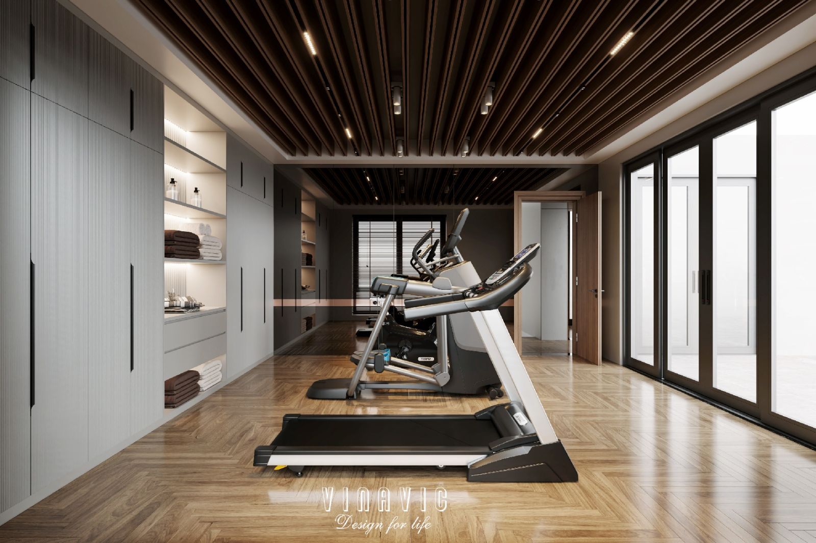 Mẫu thiết kế nội thất biệt thự hiện đại siêu sang 4 tầng 22x17m NT2334