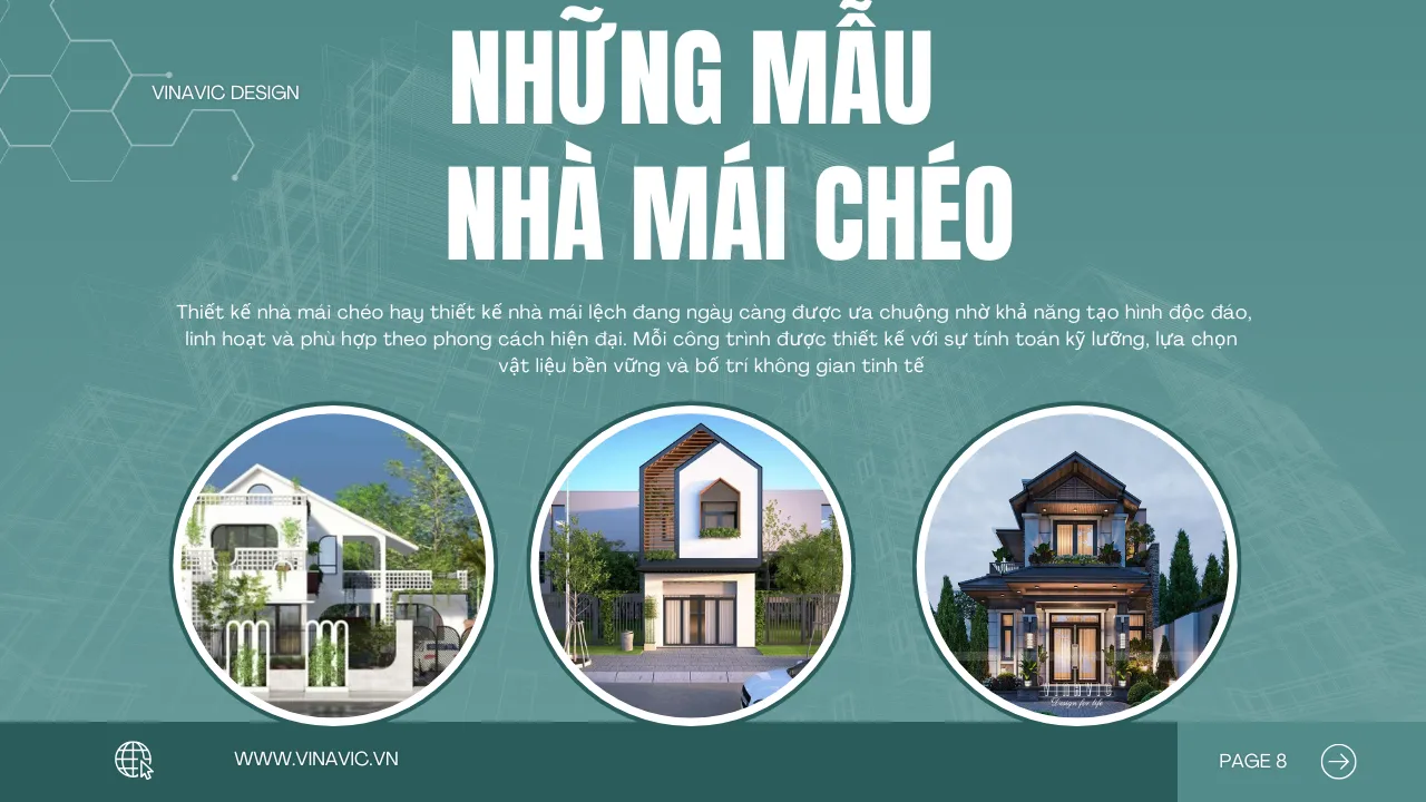 25+ Mẫu Nhà Mái Chéo Hiện Đại Đẹp Ấn Tượng, Ai Nhìn Cũng Mê