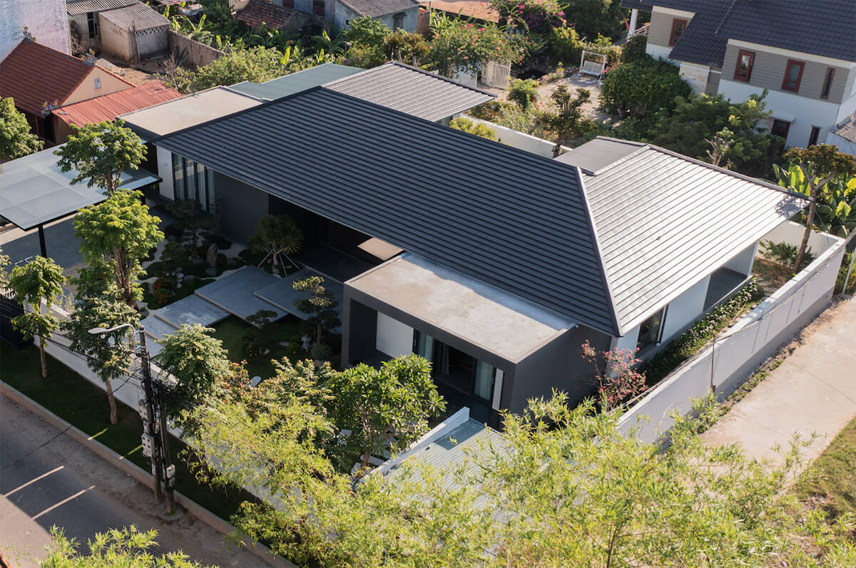 Nhà phong cách Nhật 1 tầng tiện nghi