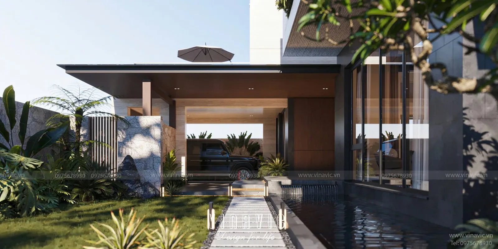 Nhà mái bằng có thể thiết kế theo nhiều phong cách khác nhau