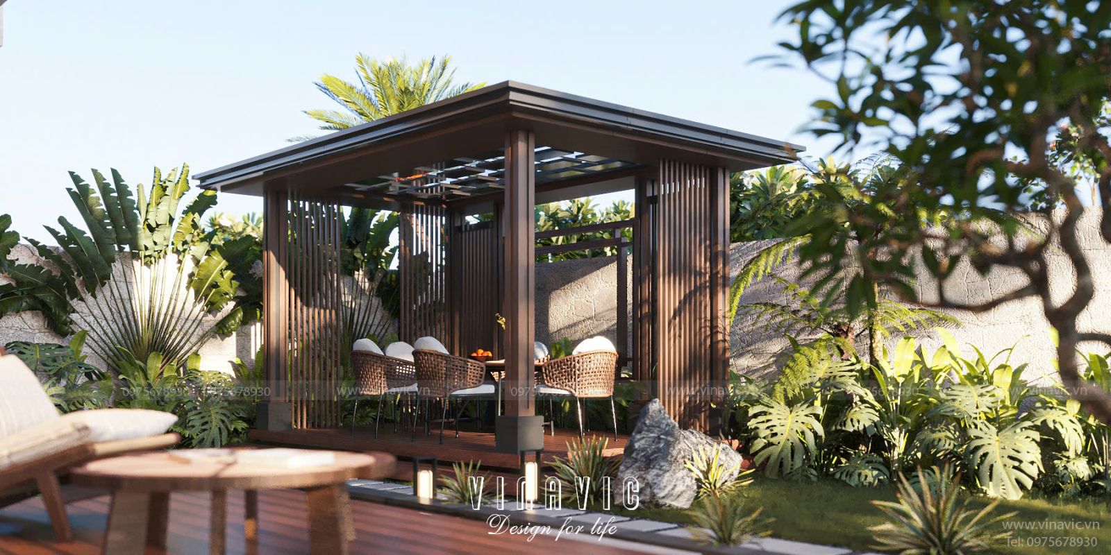 Hồ sơ thiết kế biệt thự hiện đại 3 tầng BT2412