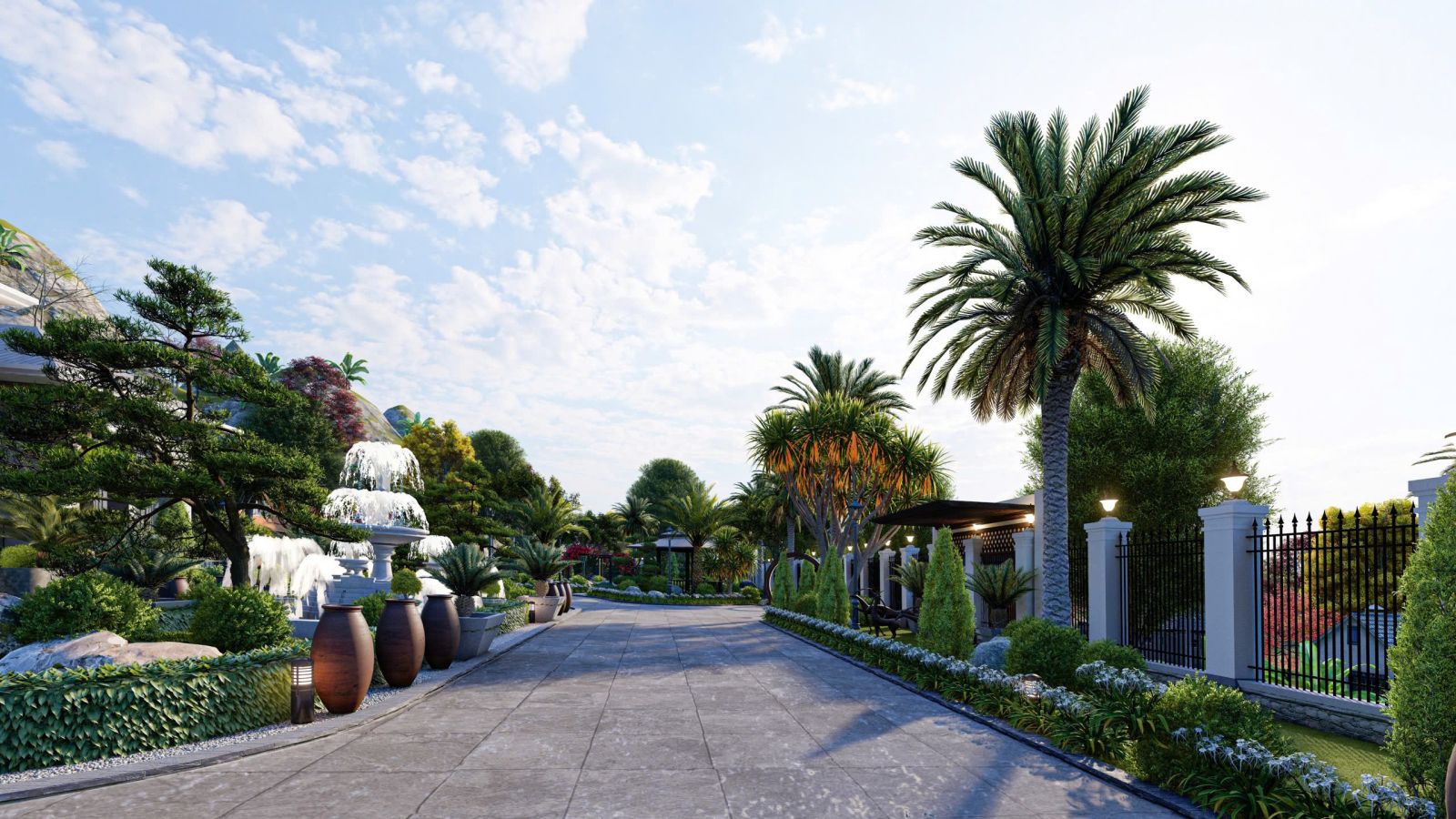 Vẻ đẹp tinh tế trong thiết kế tiểu cảnh sân vườn hiện đại