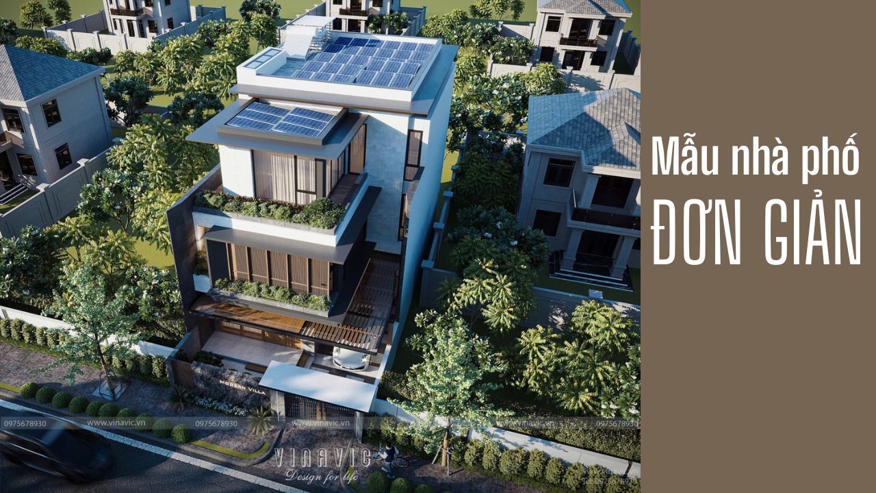 39 Mẫu Nhà Phố Đơn Giản Đẹp, Công Năng Tối Ưu, Chi Phí Hợp Lý