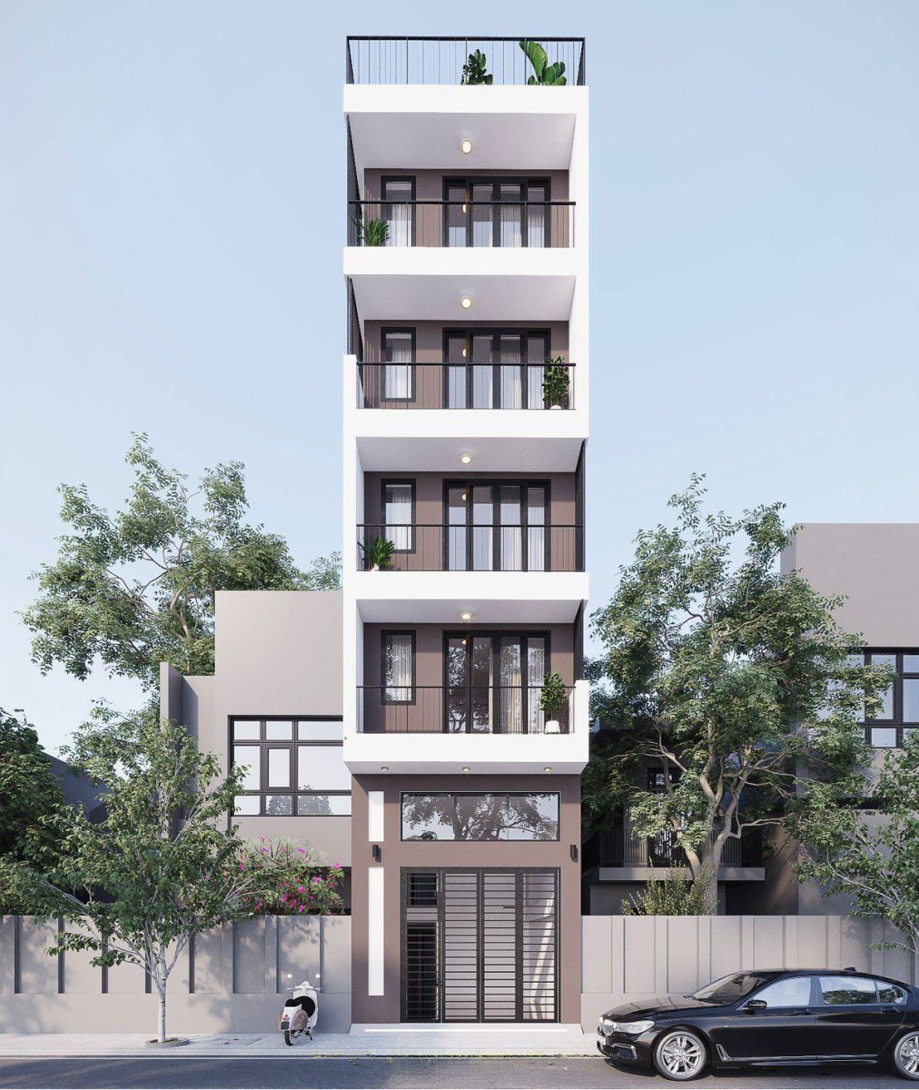 Bố trí công năng khoa học cho nhà 4x20