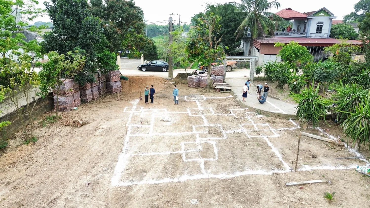 Giác móng là khâu nền tảng trong toàn bộ quy trình thi công