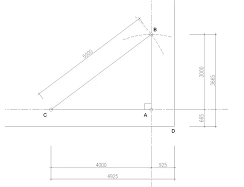 Xác định trục móng